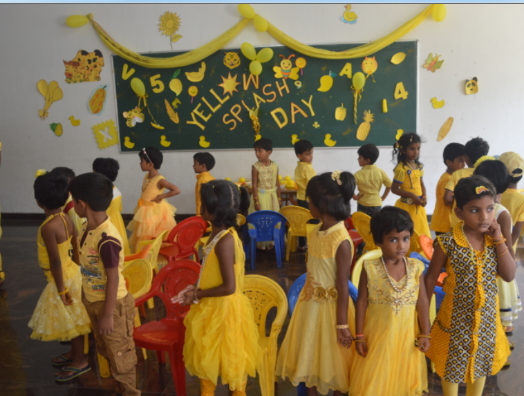 Yellow Splash Day 28 6 2019 Vailankanni Higher Secondary School Bargur